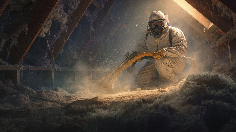 Insulation Removal With HEPA Containment – Vaughan Professional insulation removal with HEPA vacuum and containment in Vaughan home